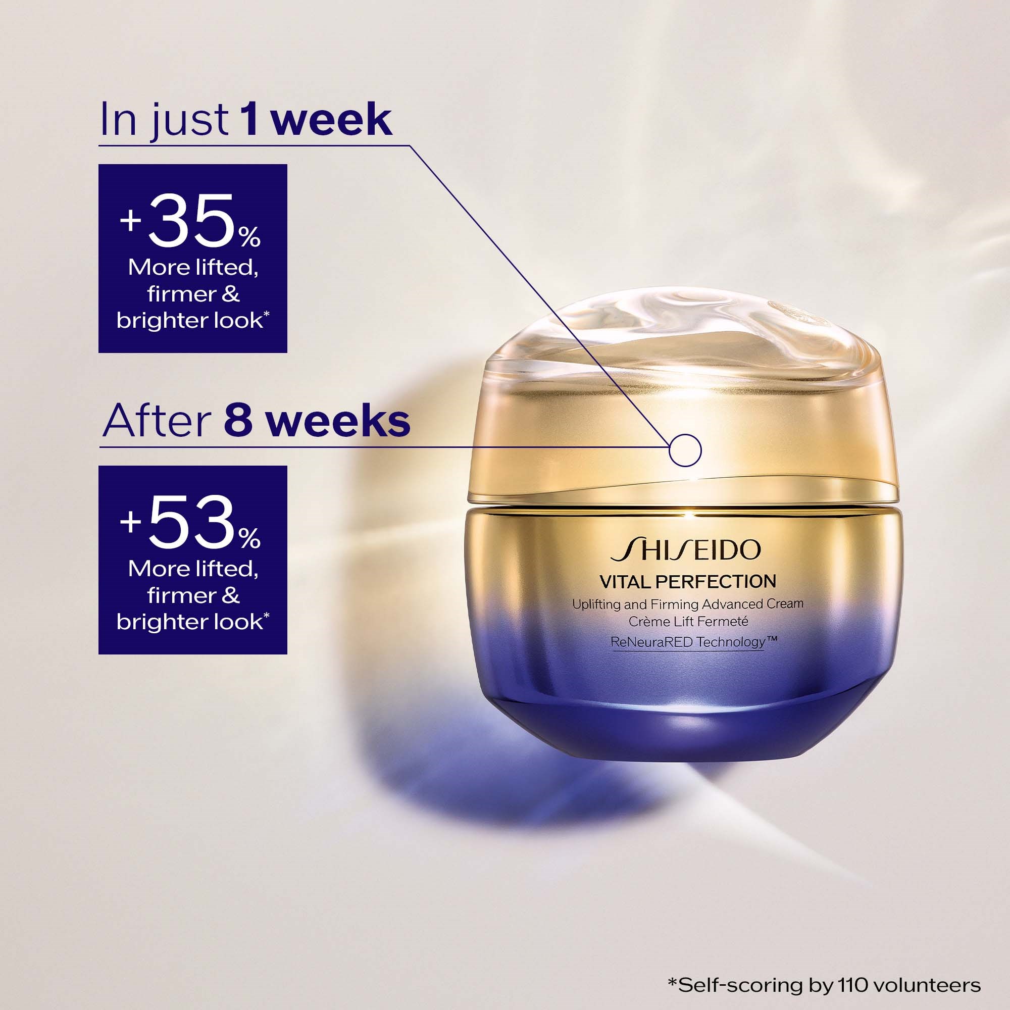 Shiseido Vital Perfection Advanced Cream 50 ml (obrázok 3)