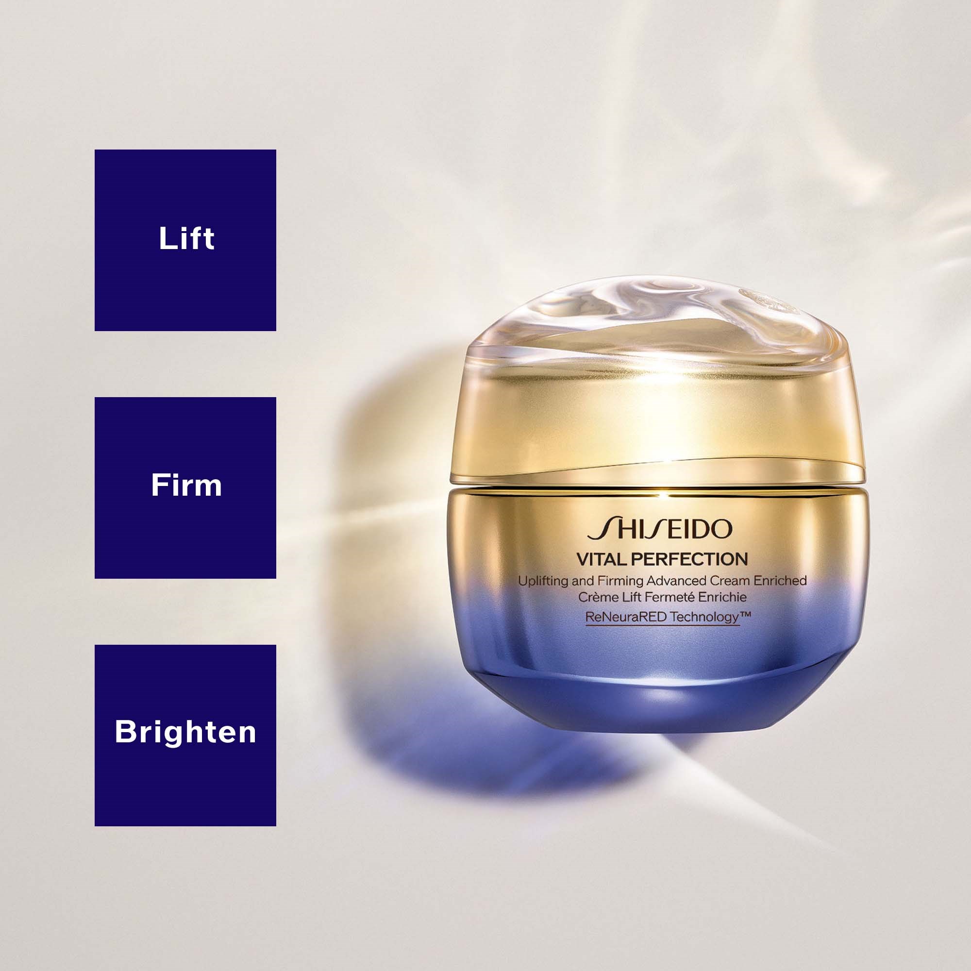 Shiseido Vital Perfection Advanced Cream Enriched Refill 50 ml (obrázok 3)
