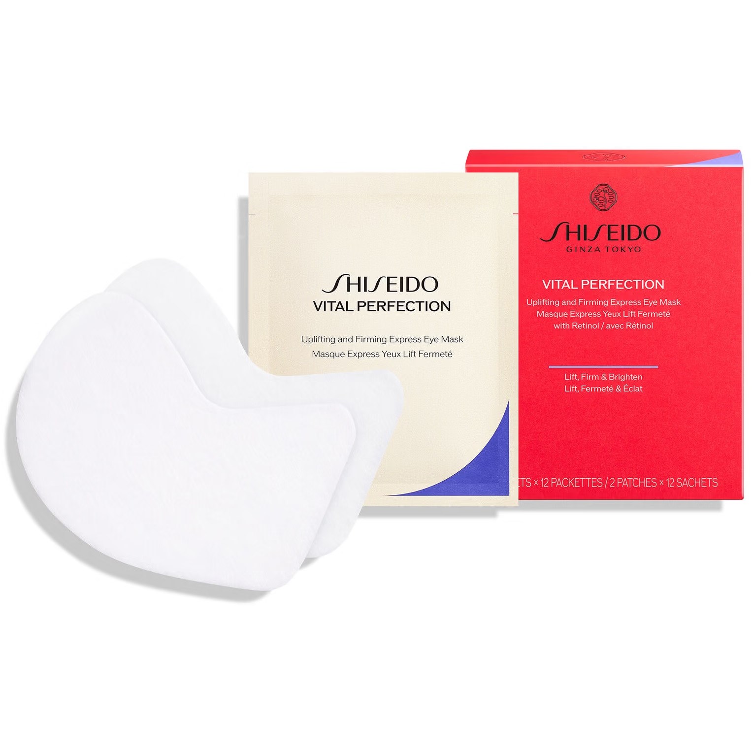 Shiseido Vital Perfection Uplifting & Firming Express Eye Mask 12 Treatments