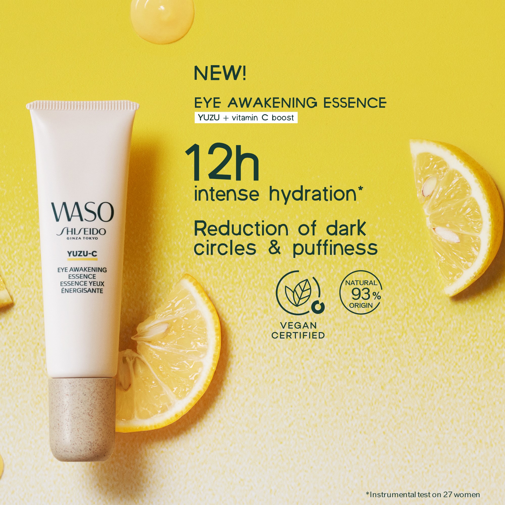 Shiseido Waso Yuzu-C Eye Awakening Essence 20 ml (obrázok 4)