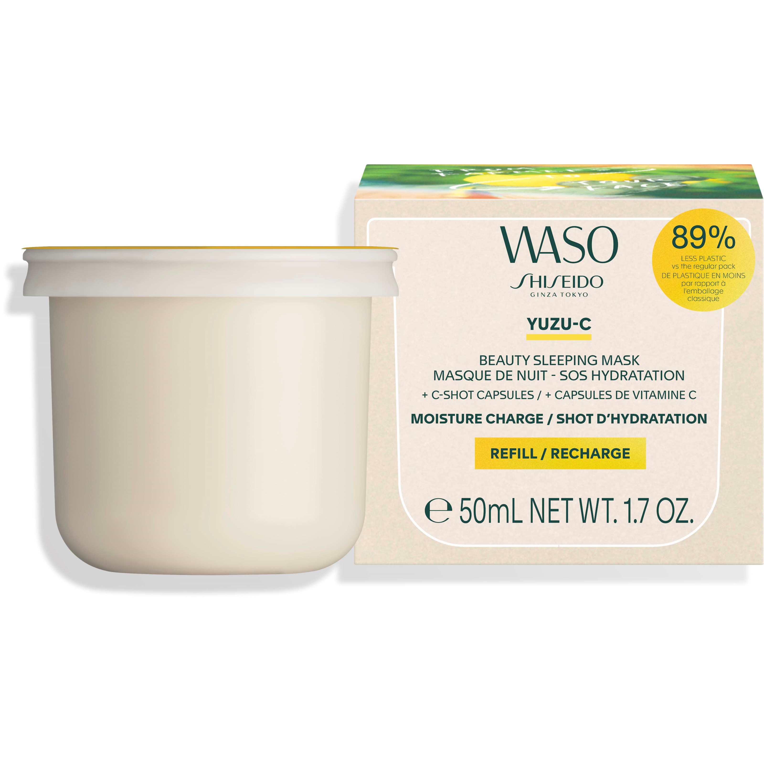 Läs mer om Shiseido Waso Yuzu-C Beauty Sleeping Mask Refill 50 ml