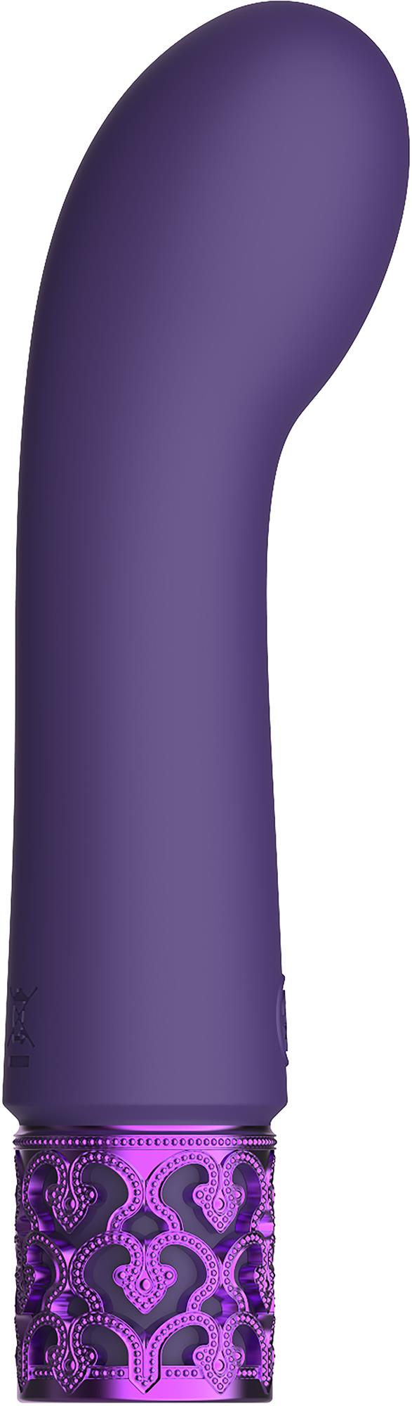 Shots Royal Gems Bijou Rechargeable Silicone Bullet Purplek