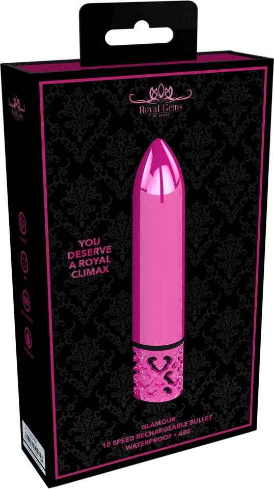 Shots Royal Gems Glamour Rechargeable ABS Bullet Pink