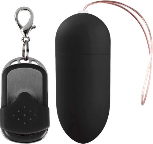 Shots Shots Toys 10 Speed Remote Vibrating Egg Big Black