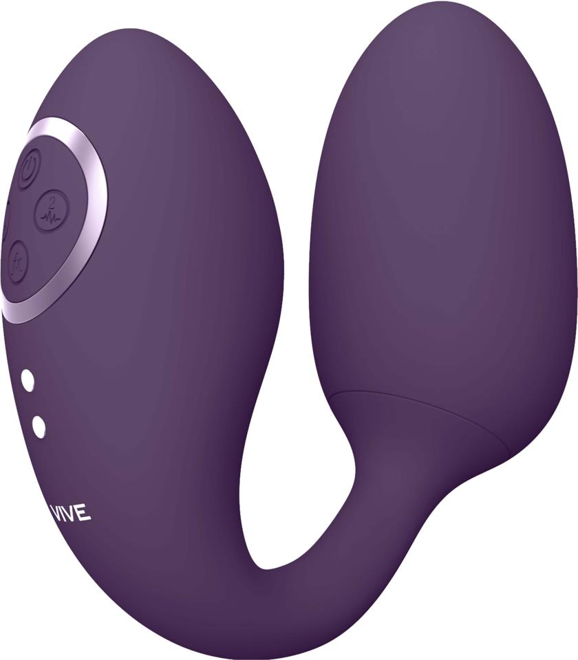 Shots VIVE Aika Pulse Wave & Vibrating Love Egg Purple