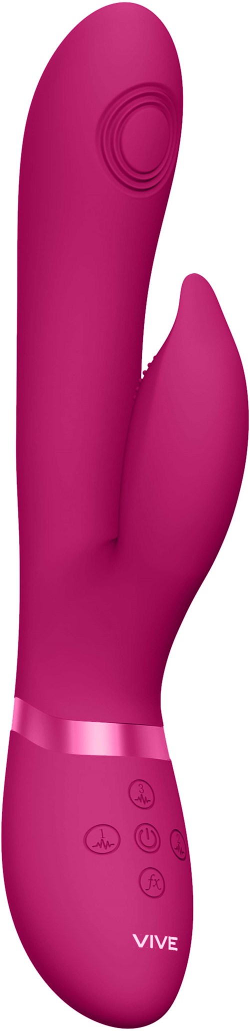 VIVE VIVE Aimi Pulse Wave & Vibrating G-Spot Rabbit Pink
