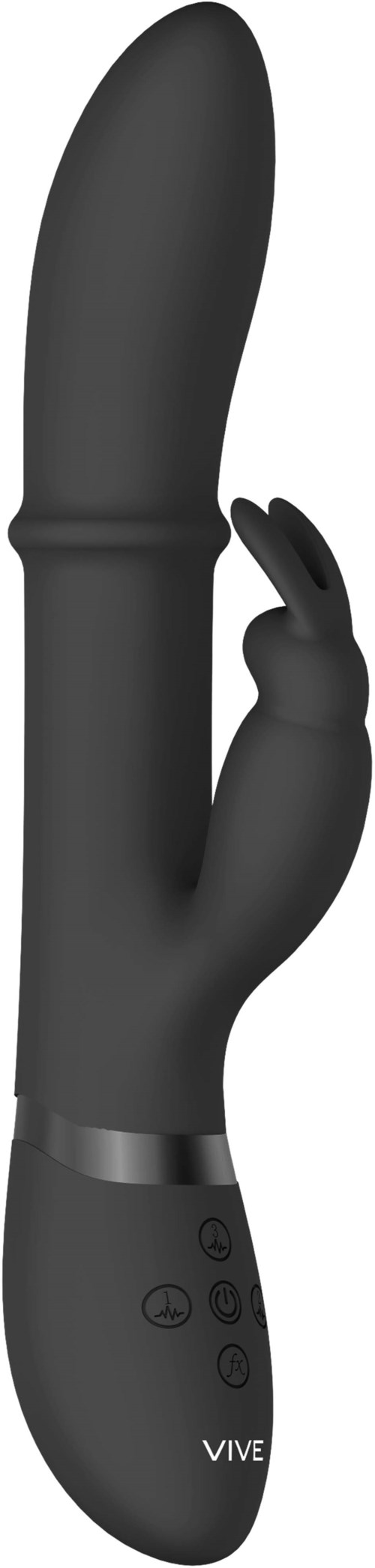 VIVE VIVE Halo Ring Rabbit Vibrator Black