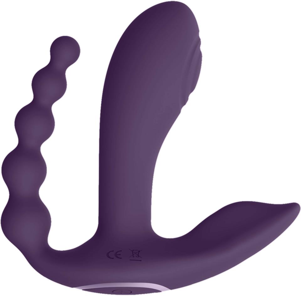 VIVE VIVE Kata Pulse Wave & Vibrating Double Penetration Vibrator Purple | lyko.com VIVE VIVE Kata Pulse Wave & Vibrating Double Penetration Vibrator Purple | lyko.com
