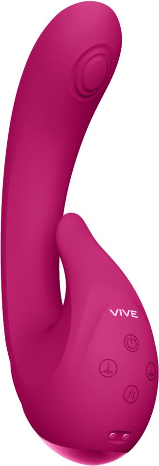 Shots VIVE Miki Pulse Wave & Flickering G-Spot Vibrator Pink