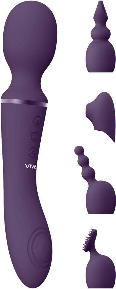 Shots VIVE Nami Pulse Wave & Vibrating Wand Purple