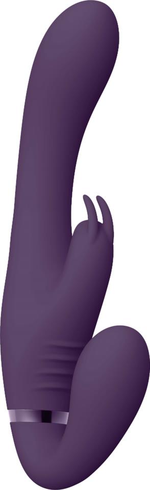 VIVE VIVE Suki Vibrating Strapless Strap-on Rabbit Purple | lyko.com VIVE VIVE Suki Vibrating Strapless Strap-on Rabbit Purple | lyko.com