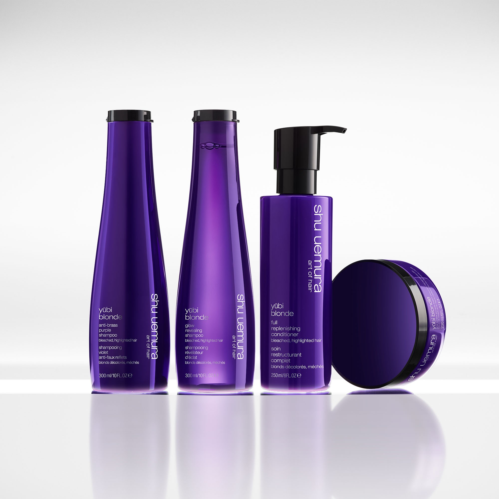 Shu Uemura Yubi Blonde Yubi Blonde Anti-Brass Purple Shampoo 300ml - s (obrázok 8)
