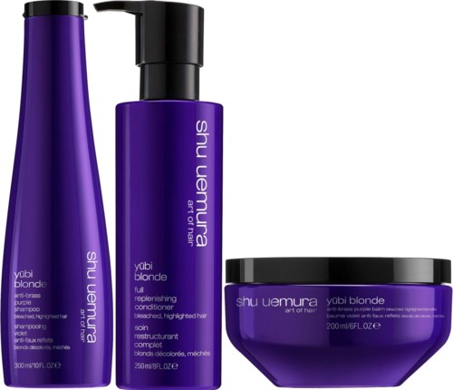 Shu Uemura Yubi Blonde Anti-Brass Purple Trio