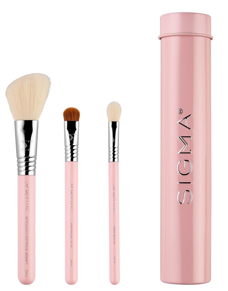 Sigma Beauty  Essential Trio Brush Set - Pink