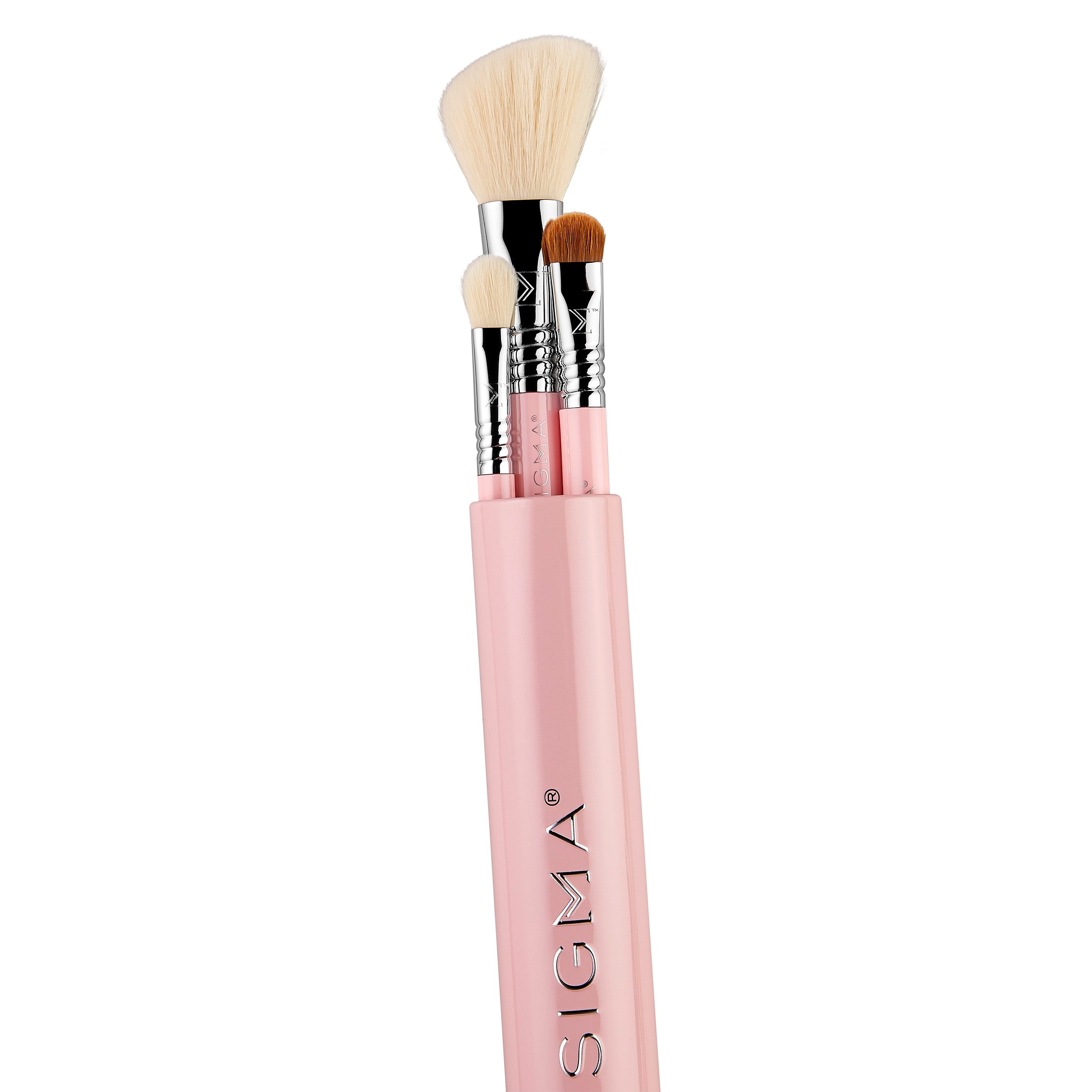Alternativ bild 1 för Sigma Beauty Essential Trio Brush Set  Pink