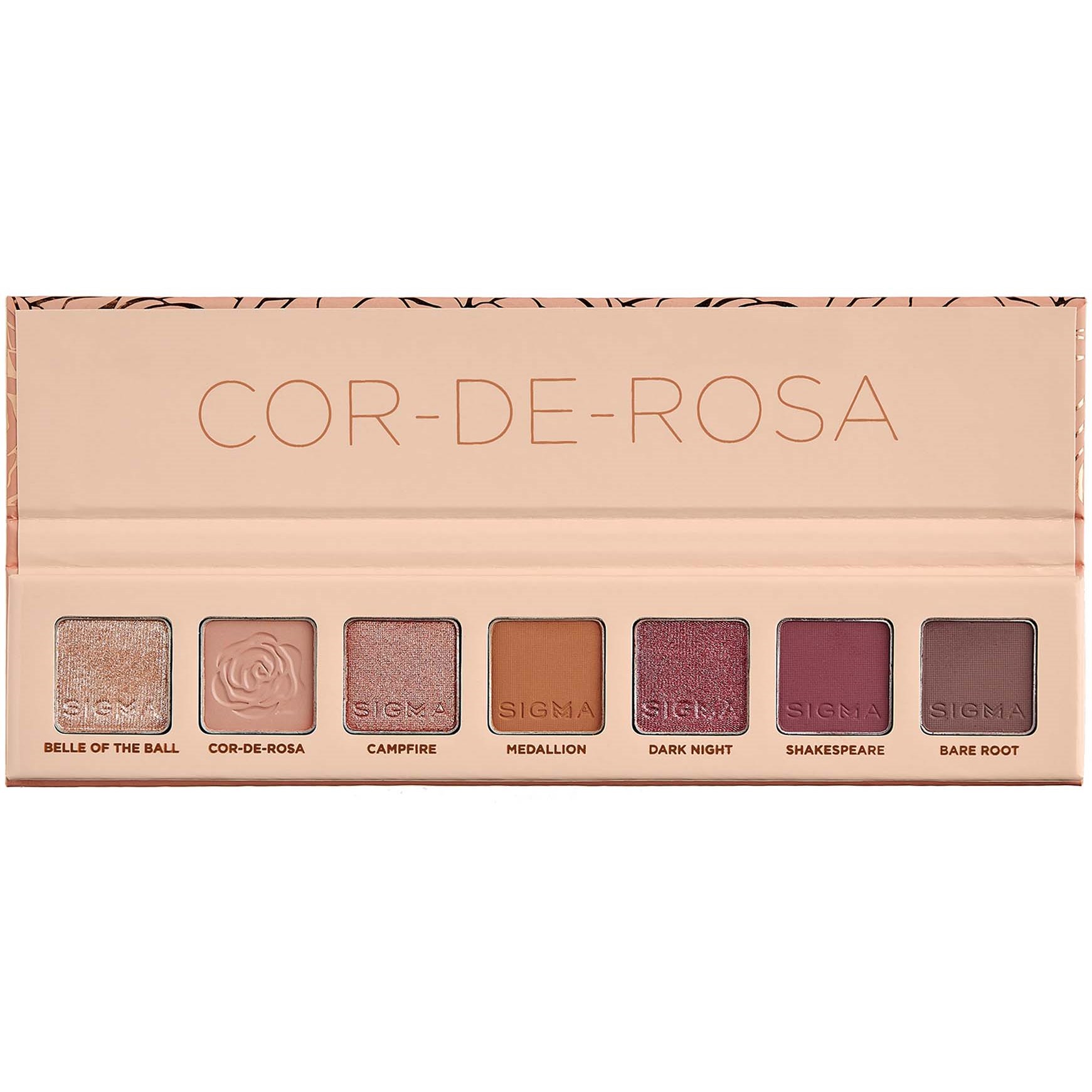 Läs mer om Sigma Beauty Cor-de-Rosa 7-Shade Eyeshadow Palette