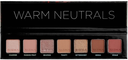 Sigma Beauty Warm Neutrals 7-Shade Eyeshadow Palette