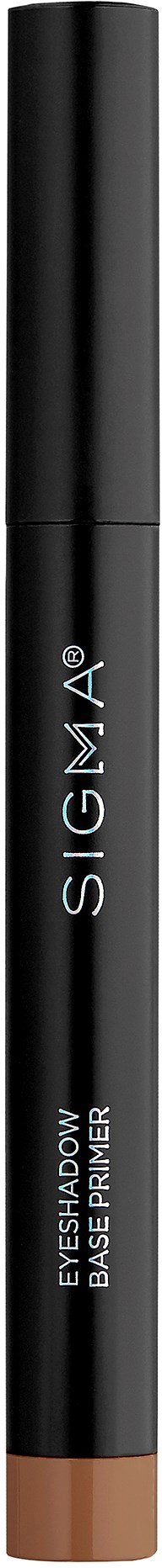 Musta meikkotuubi, jossa lukee 'SIGMA' ja 'EYESHADOW BASE PRIMER'.