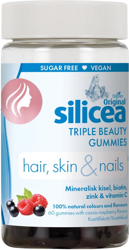 Silicea Original Triple Beauty Gummies Hair, Skin and Nails 60 st