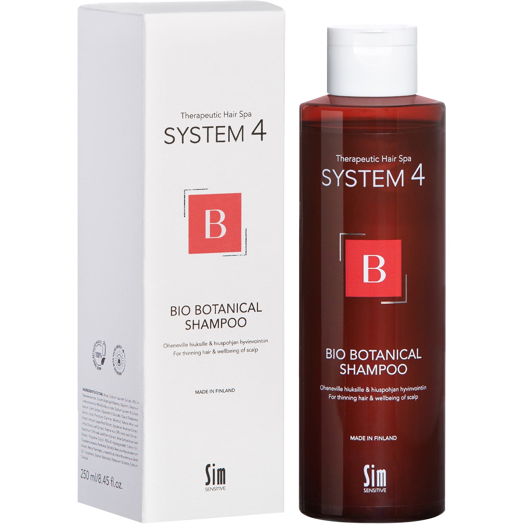 Läs mer om Sim Sensitive Bio Botanical System 4 Shampoo 250 ml