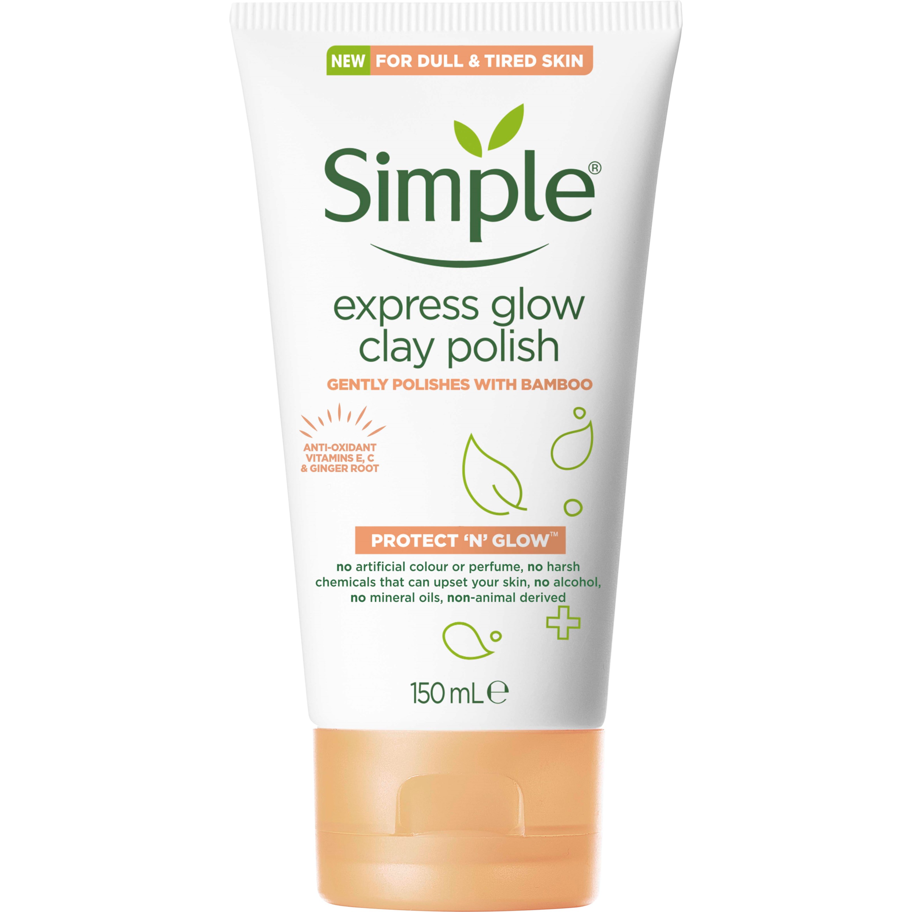 Simple Protect N Glow Face Wash Clay 150 ml