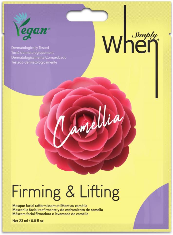 Simply When Vegan Camellia Firming & Lifting Mask 23 g