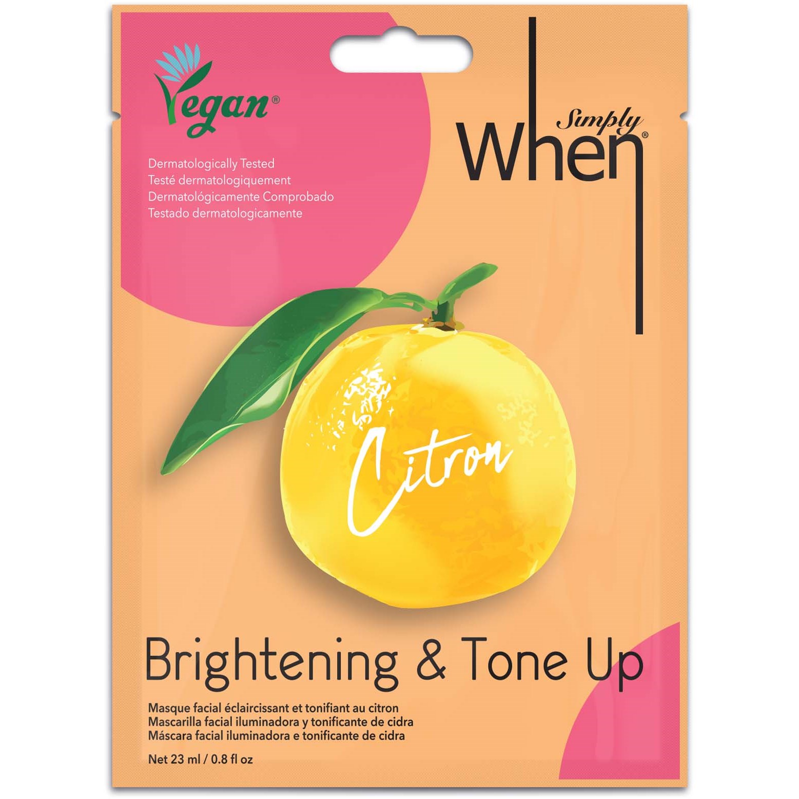 Läs mer om When Vegan Citron Brightening & Tone Up Mask
