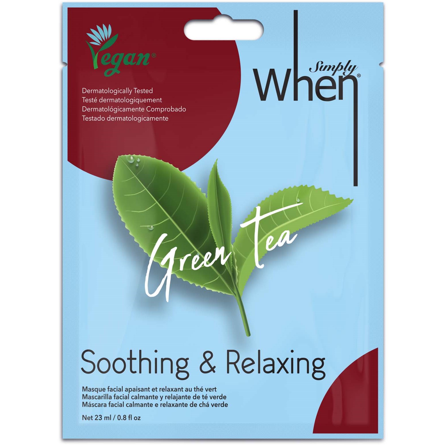 Läs mer om When Vegan Green Tea Soothing & Relaxing Mask