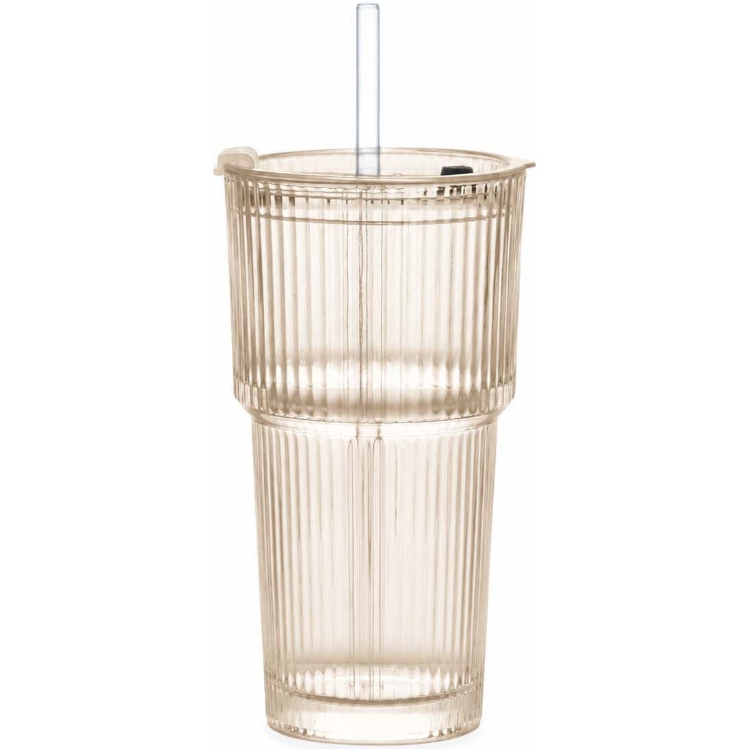 SIP Glass Tumbler Beige
