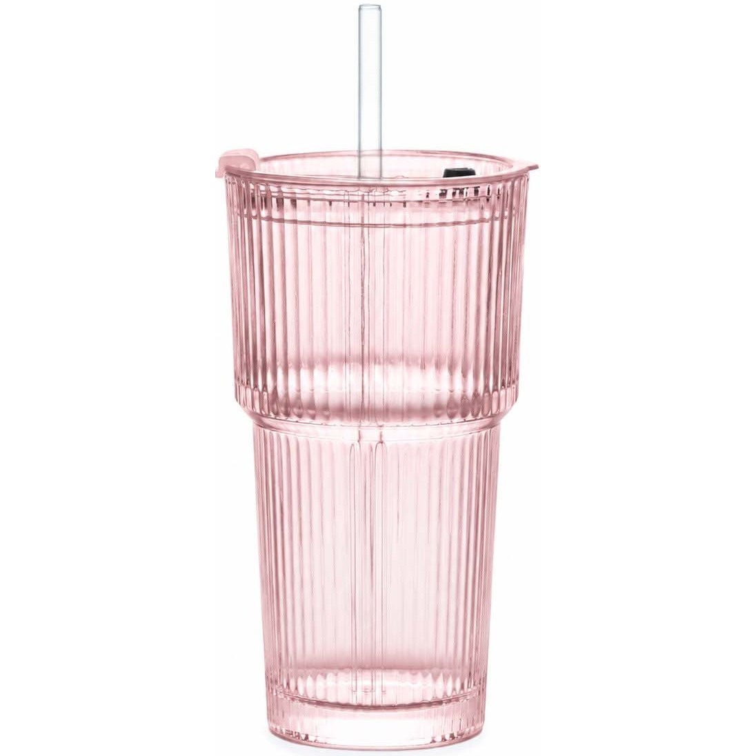 SIP Glass Tumbler Pink