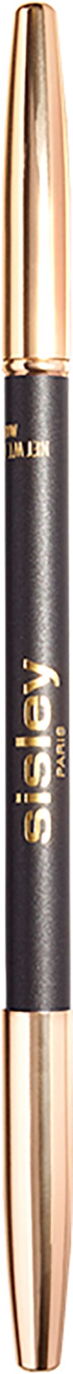 A pen with a gold cap and black body, with the brand name "sisley" written on it.