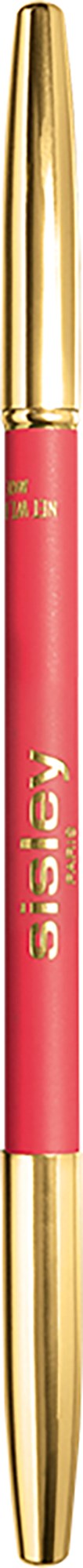 En rosa og gull BIC-penne med klassisk design, med gullhette og spiss, og merket i gull.