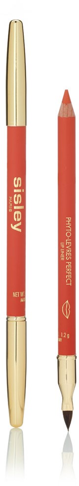 A red and gold pen with the brand name 'Sisiey' on it and a matching red pencil inside a clear case.