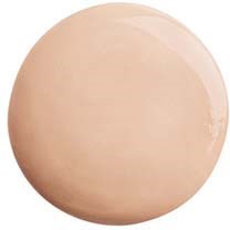 A plain, large, round, smooth, beige object with no markings or features.