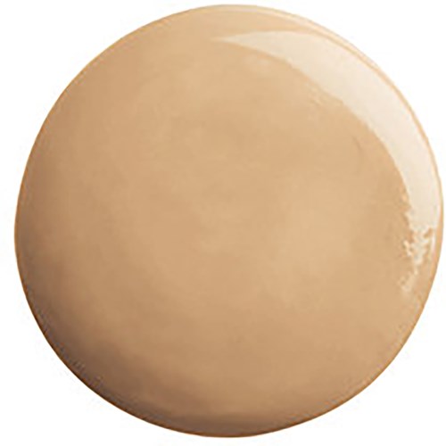 A large, smooth, beige-colored ball with shiny surface. No other elements visible.