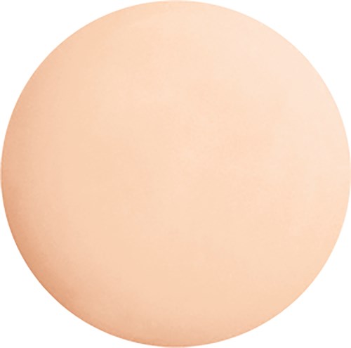 Tasainen, pyöreä beige pallo, vaikuttaa yksinkertaiselta ja ilman merkkejä.