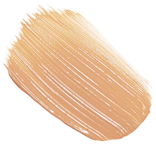 Beige meikkivoidesivellys, jossa on näkyvä tekstuuri ja ohuet viivat.