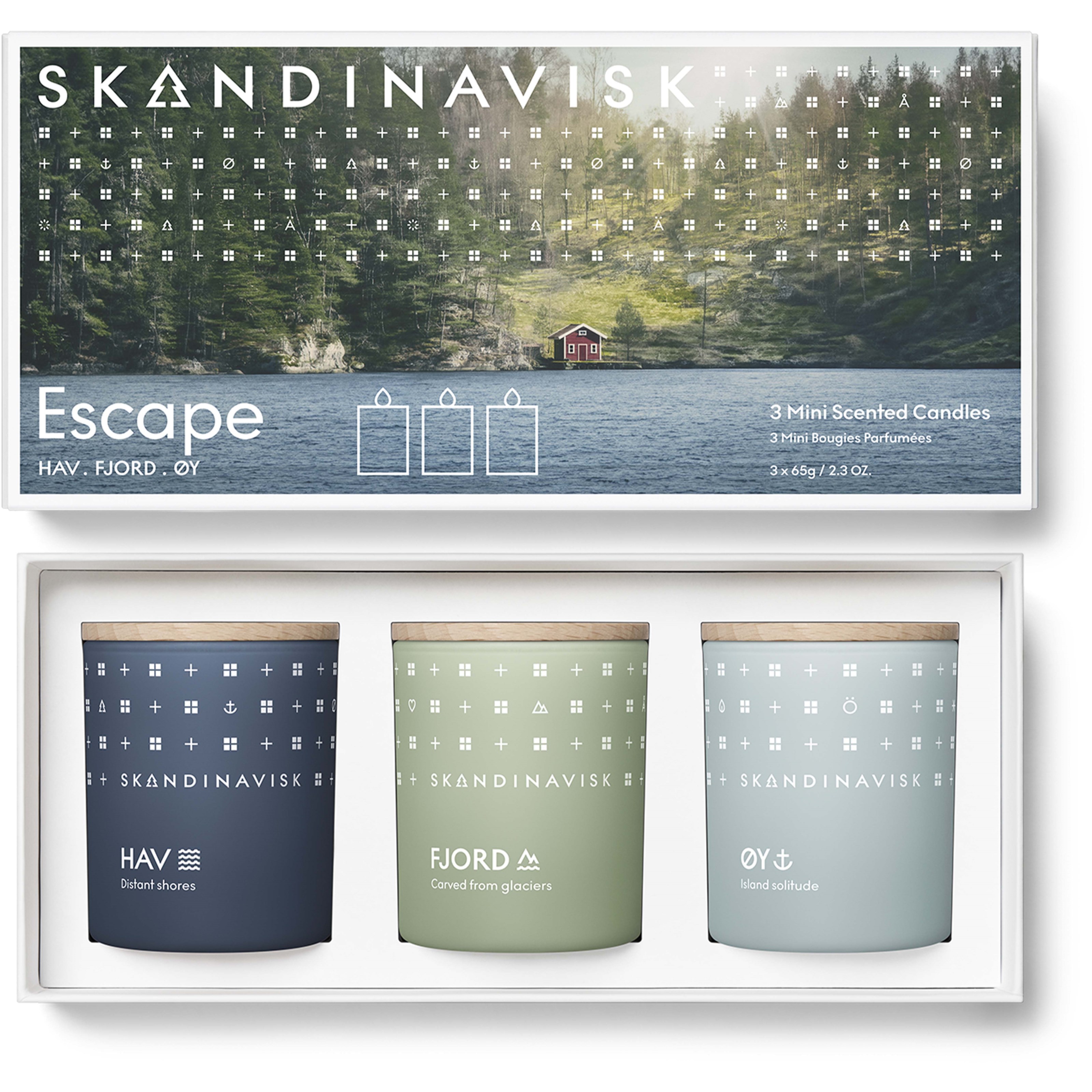 Läs mer om Skandinavisk ESCAPE Home Collection Candle Giftset