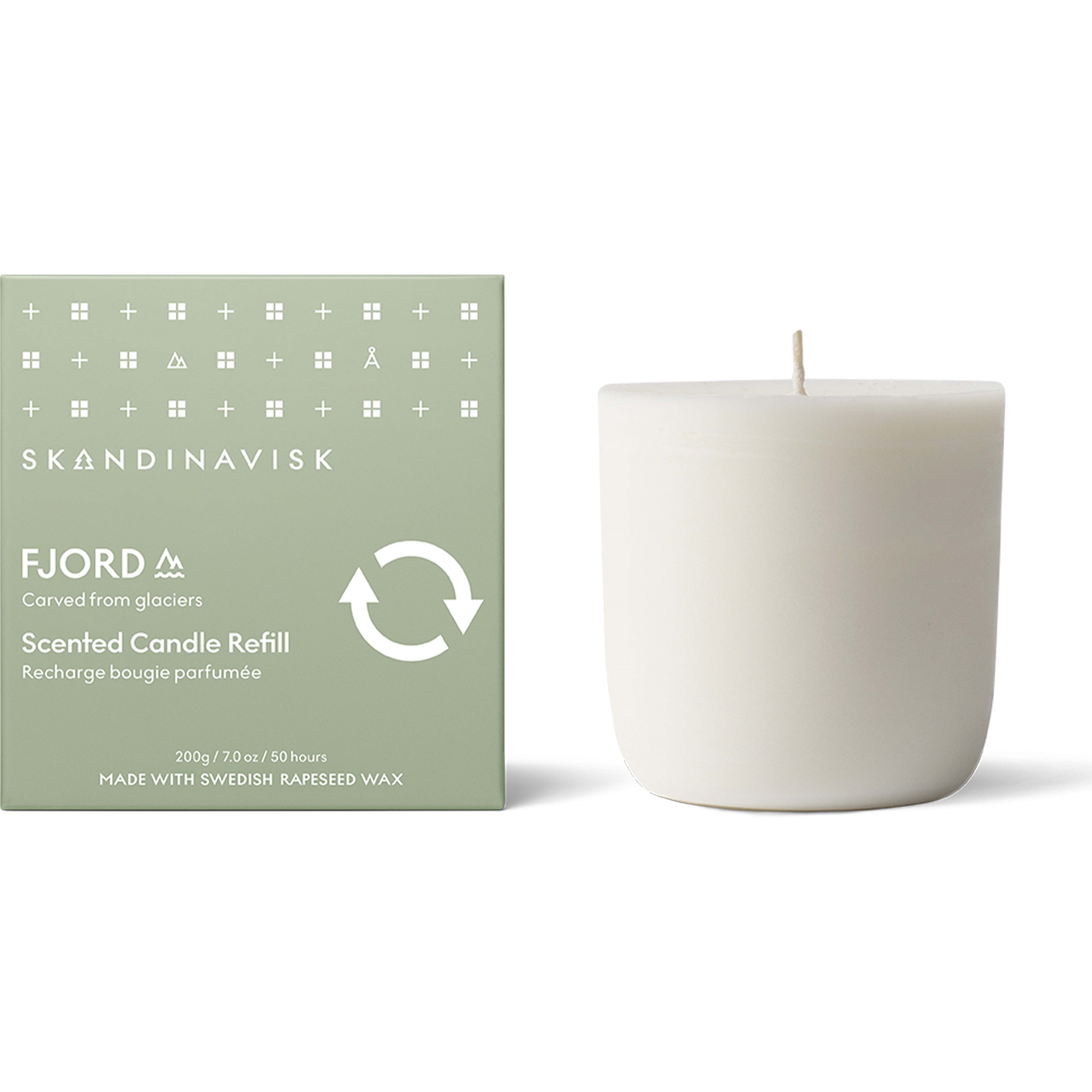 Läs mer om Skandinavisk FJORD Home Collection Scented Candle Refill 200 g