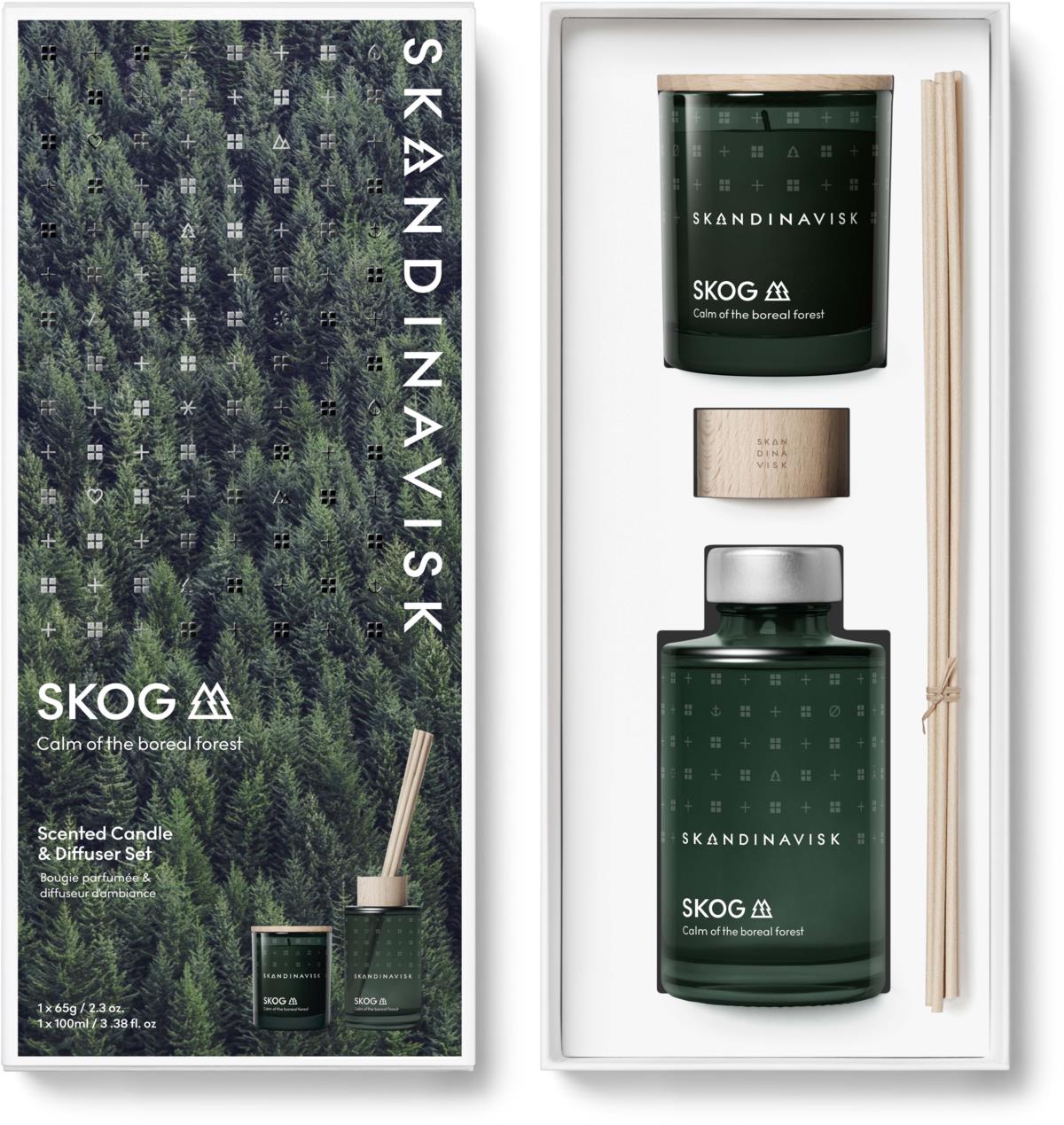Skandinavisk SKOG Scented Candle & Diffuser Set