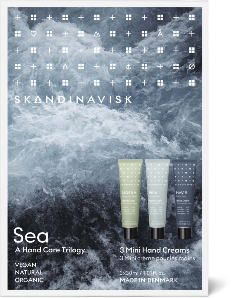 SKANDINAVISK SEA Mini Hand Cream Giftset 30ml x 3