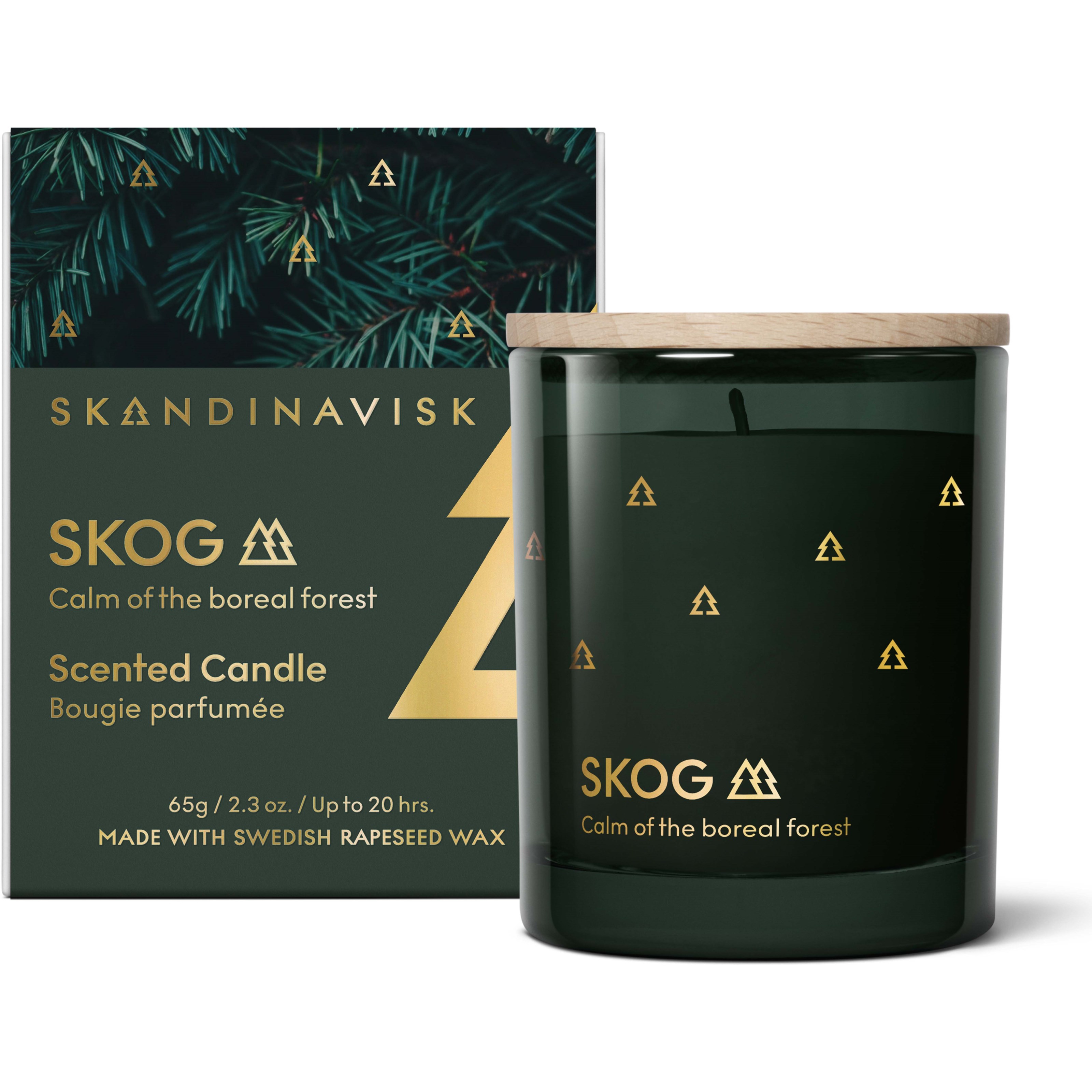 Skandinavisk SKOG Special Gold Edition Scented Candle 65 g billede