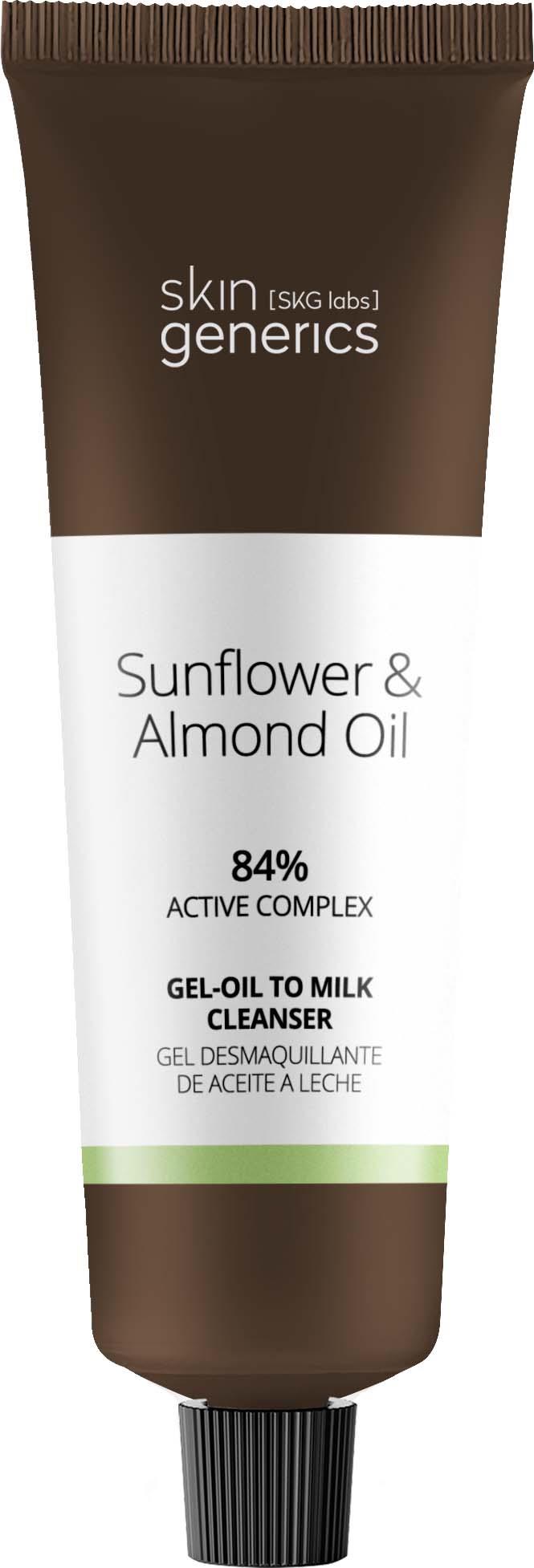 Skin Generics GelOil to Milk Cleanser Sunflower + Almond Oil 84