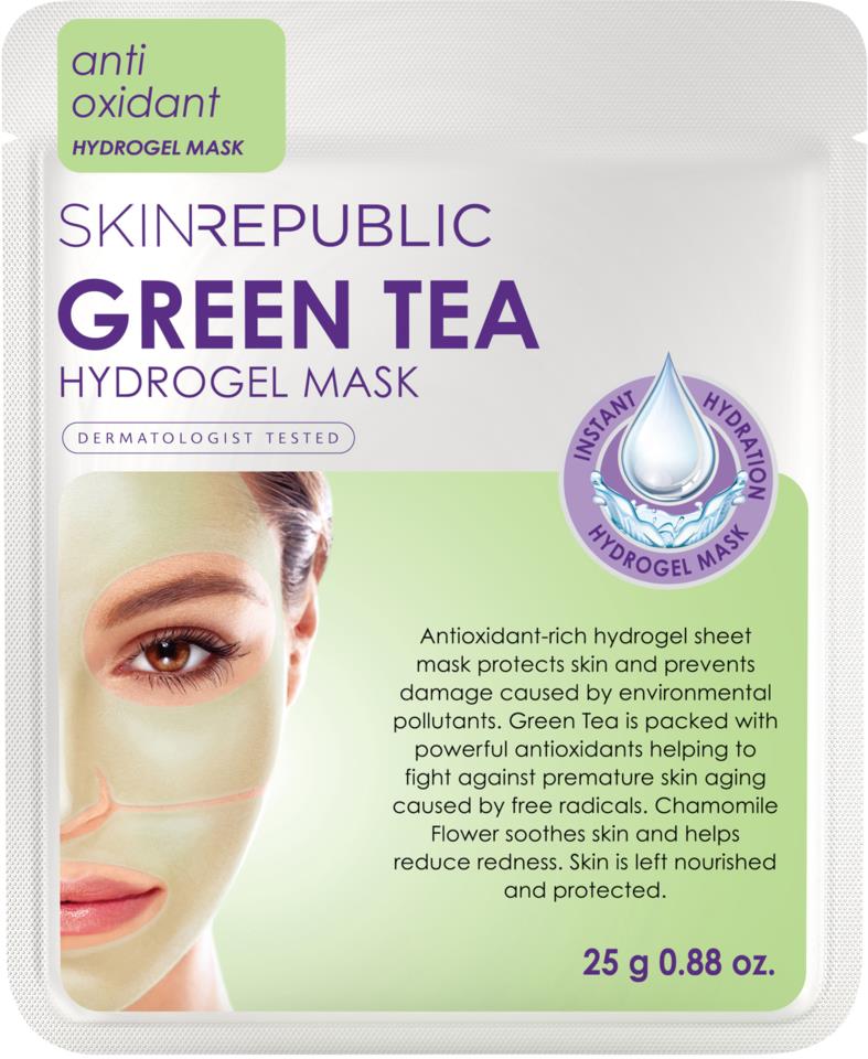 Skin Republic Green Tea Hydrogel Face Mask Sheet 25g