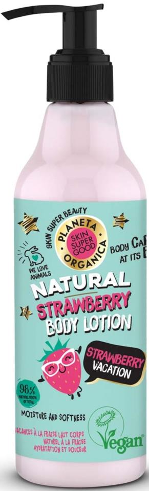Skin Super Good Natural Strawberry Body Lotion Strawberry Vacation 250 ml
