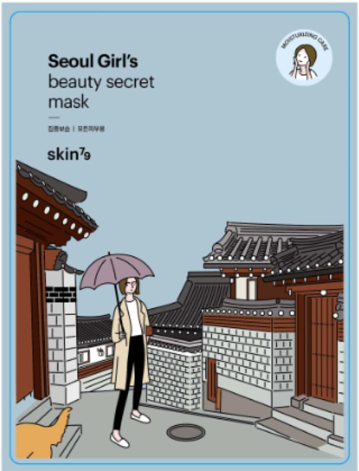 Skin79 Seoul Girl'S Beauty Secret Mask - Moisturizing 1Pc