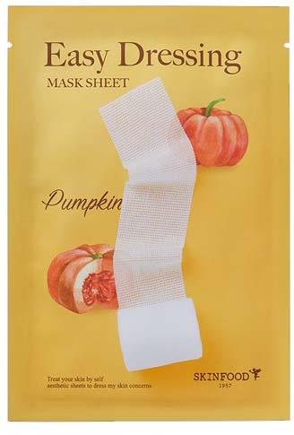 Skinfood Easy Dressing Mask Sheet, Pumpkin Water 28 g