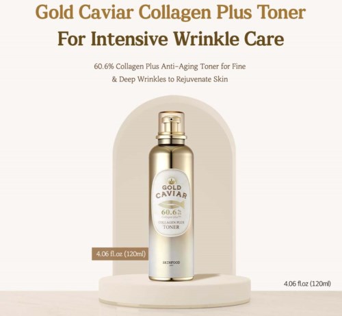 Skinfood Gold Caviar Collagen Plus Toner 120 ml | lyko.com