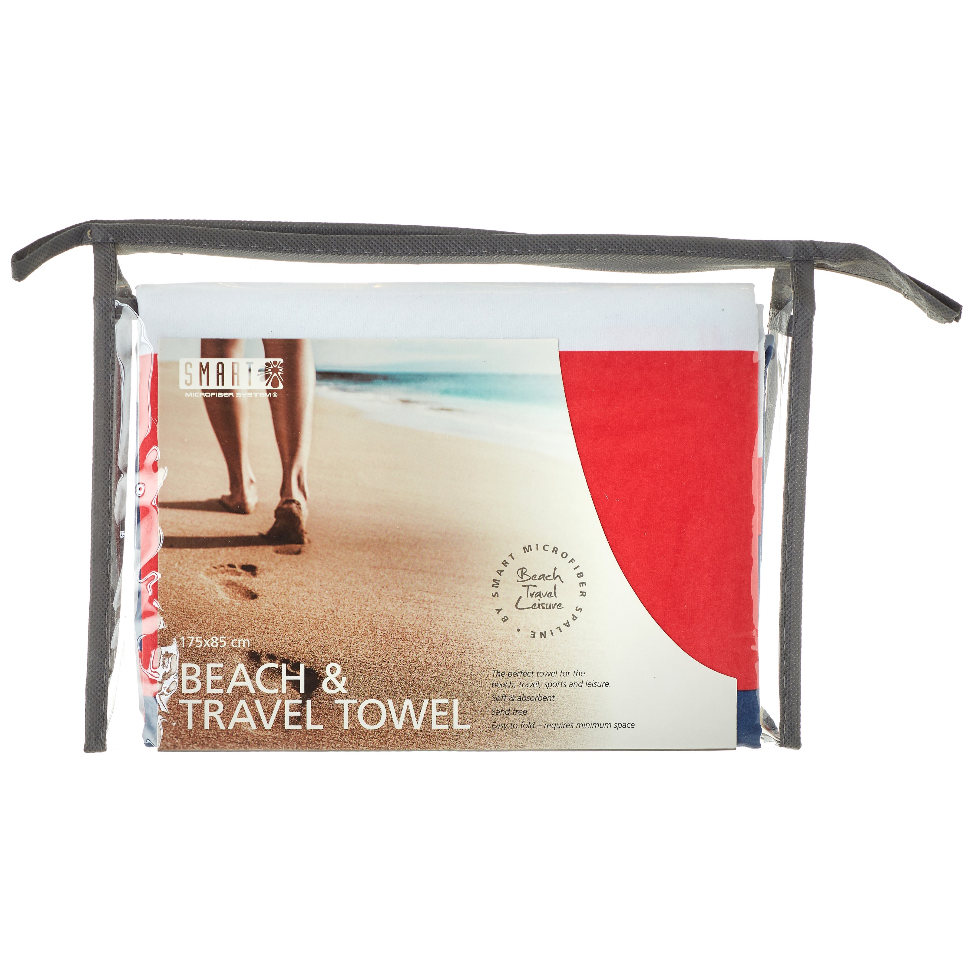 Smart Smart Spa Beach towel Hampton blå/röd