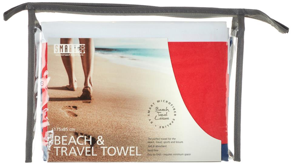 SMART Beach towel Hampton blå/röd